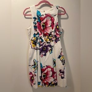 Vince Camuto Knee Length Floral Dress